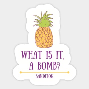 Sanditon Pineapple Sticker